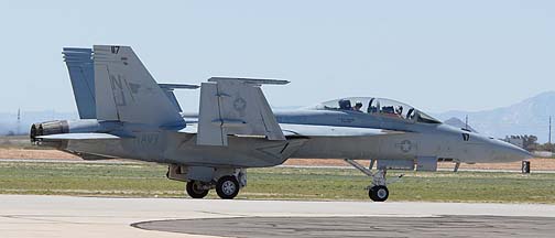 Boeing F/A-18F Rhino BuNo 165910 Modex 117 of VFA-122